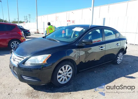 2013 Nissan Sentra S z USA, uszkodzony, nr VIN 3N1AB7AP7DL765723